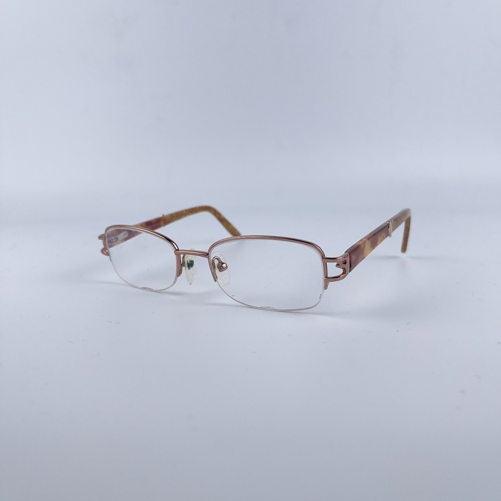 Legacy WR 5101 Women's‎ Eyeglasses Frame Brown Plastic Half Rim 50-18-135 mm